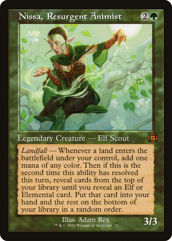 Nissa, animista renaciente (Retro) [La marcha de la máquina: Las secuelas] 