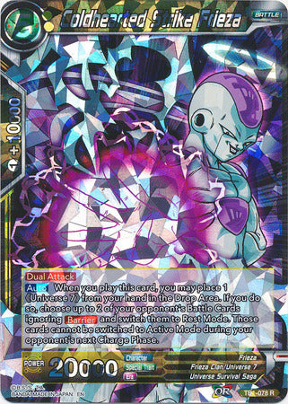 Golpe de corazón frío Freezer (Shatterfoil) (TB1-078) [Dragon Brawl] 