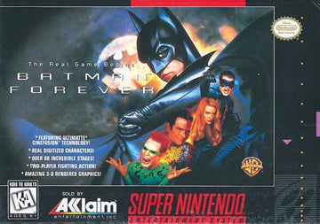 Red Fox Gaming - Hickory - Batman Forever - Video Game - Super Nintendo