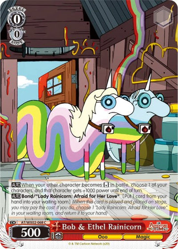 Bob y Ethel Rainicorn (AT/WX02-068 C) [Hora de aventuras] 