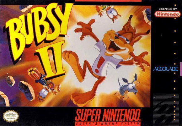 Red Fox Gaming - Hickory - Bubsy II - Video Game - Super Nintendo