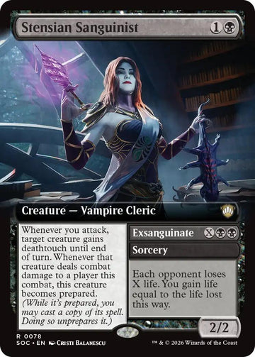 Stensian Sanguinist (Extended Art) [Secrets of Strixhaven Commander]