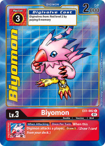 Biyomon [EX1-002] (Arte alternativo) [Colección clásica] 