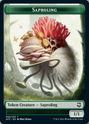 Knight // Saproling Double-Sided Token [Dungeons & Dragons: Adventures in the Forgotten Realms Commander Tokens]-2