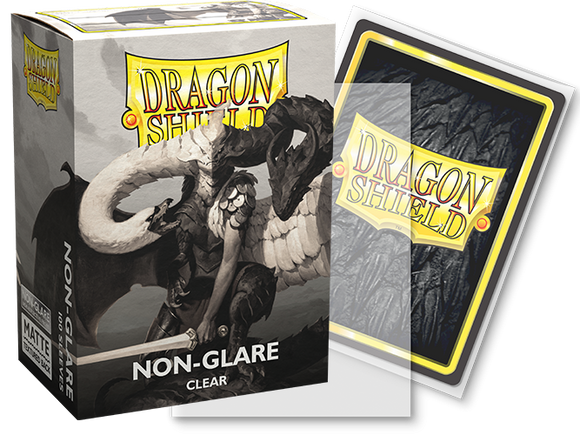 Dragon Shield: Standard 100ct Sleeves - Clear (Non-Glare Matte)