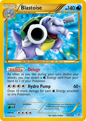 Blastoise (137/135) [Blanco y negro: Tormenta de plasma] 