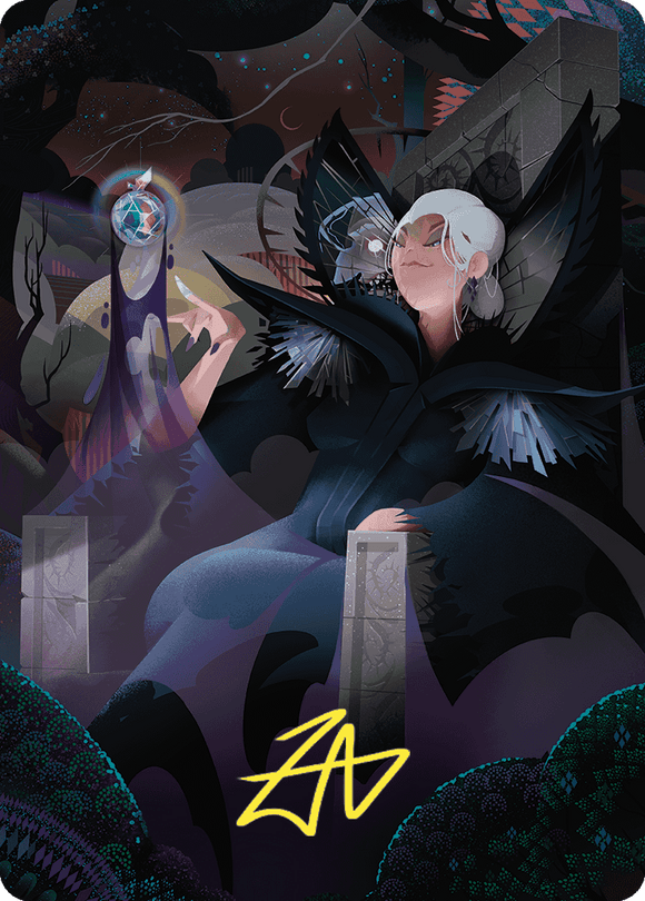 Tarjeta de arte de Eriette de la manzana encantada (firma estampada en dorado) [Serie de arte Wilds of Eldraine] 