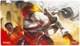 Magic: The Gathering Secrets of Strixhaven Playmat - Ajani's Response - GameGenic Playmat