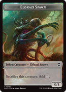 Eldrazi Spawn // Worm Double-Sided Token [Secrets of Strixhaven Commander Tokens]-1