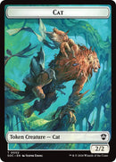 Cat // Inkling (0022) Double-Sided Token [Secrets of Strixhaven Commander Tokens]-1
