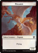 Pegasus // Inkling (0022) Double-Sided Token [Secrets of Strixhaven Commander Tokens]-1