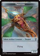 Thopter // Fractal (0004) Double-Sided Token [Secrets of Strixhaven Commander Tokens]-1