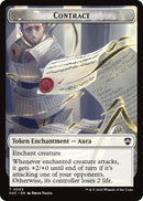Contract // Pegasus Double-Sided Token [Secrets of Strixhaven Commander Tokens]-1