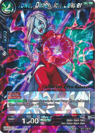 Towa, saltadora dimensional (BT7-106_PR) [Promociones previas al lanzamiento de Asalto de los Saiyans] 