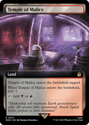 Templo de la malicia (ilustración ampliada) [Doctor Who] 
