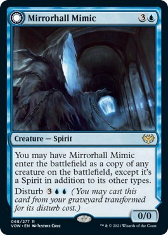 Mímica de Mirrorhall // Mimetismo espantoso [Innistrad: Crimson Vow] 