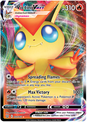 Victini VMAX (022/163) [Sword & Shield: Battle Styles]