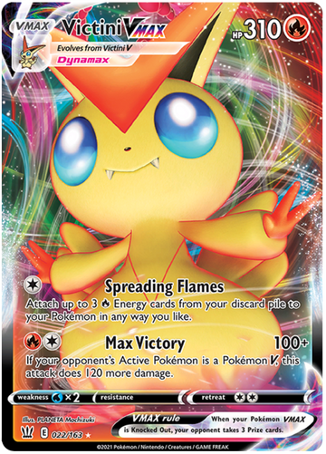 Victini VMAX (022/163) [Espada y escudo: estilos de batalla] 