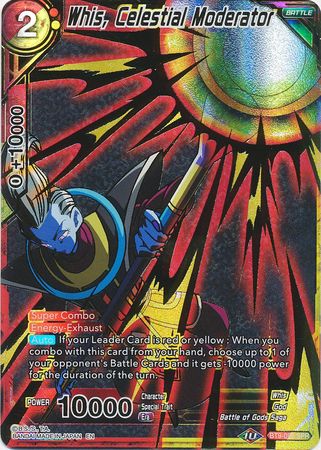 Whis, moderador celestial (SPR) (BT9-096) [Embestida universal] 