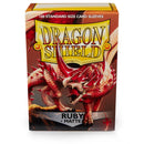 Dragon Shield: Standard 100ct Sleeves - Ruby (Matte)-1