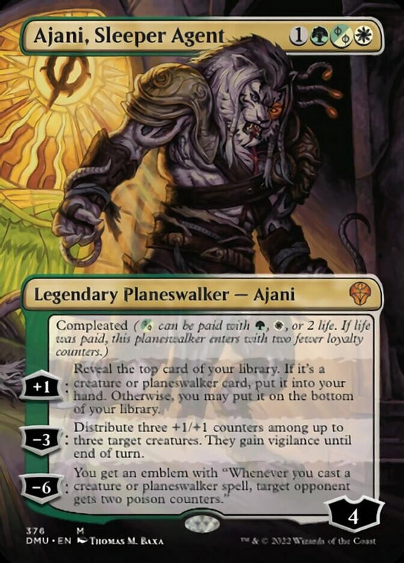 Ajani, agente durmiente (sin fronteras) (376) [Dominaria United] 