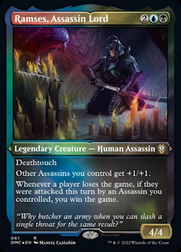 Ramsés, señor asesino (lámina grabada) [Comandante unido de Dominaria] 