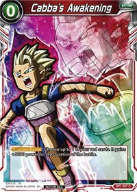 El despertar de Cabba (paquete de evento 05) (BT1-027) [Tarjetas de promoción] 