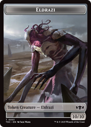 Eldrazi // Citizen Double-Sided Token [Tarkir: Dragonstorm Commander Tokens]-1