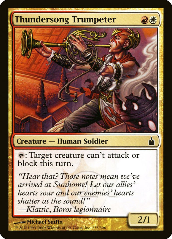 Trompetista Canto del Trueno [Ravnica: Ciudad de Gremios] 