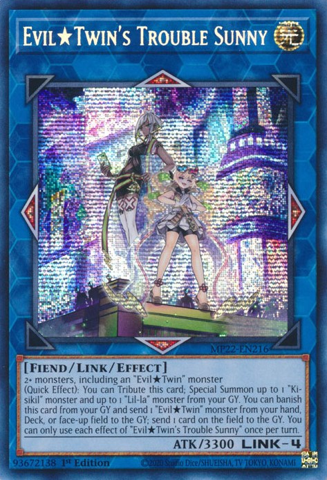 Problemas con el gemelo malvado Sunny [MP22-EN216] Prismatic Secret Rare 