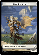 Zombie (0019) // Kor Soldier Double-Sided Token [Commander Masters Tokens]-2