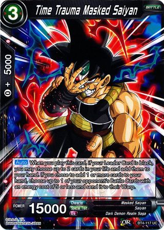 Saiyan enmascarado con trauma temporal (BT4-117) [Guerra colosal] 
