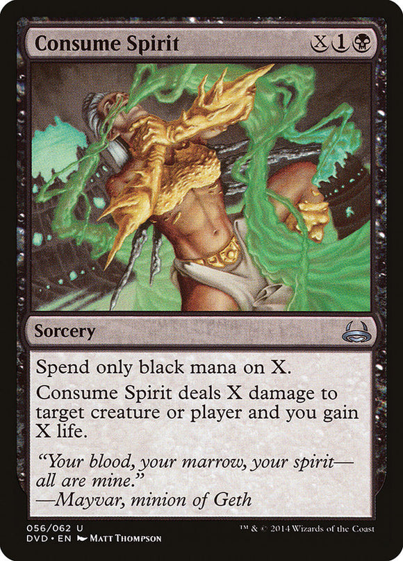 Consumir espíritu (divino vs. demoníaco) [Antología de Duel Decks] 