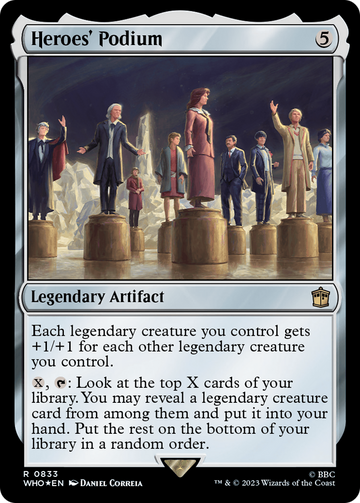 Podio de los Héroes (Surge Foil) [Doctor Who] 