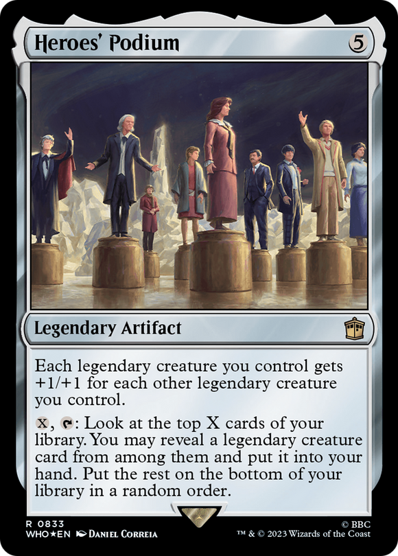Podio de los Héroes (Surge Foil) [Doctor Who] 