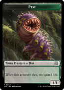 Pest // Plot Double-Sided Token [Outlaws of Thunder Junction: Breaking News Tokens]-1