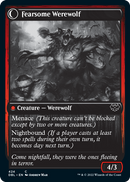 Fearful Villager // Fearsome Werewolf [Innistrad: Double Feature]-2