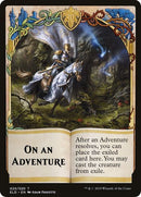 On An Adventure Double-Sided Emblem [Challenger Decks 2020 Tokens]-1