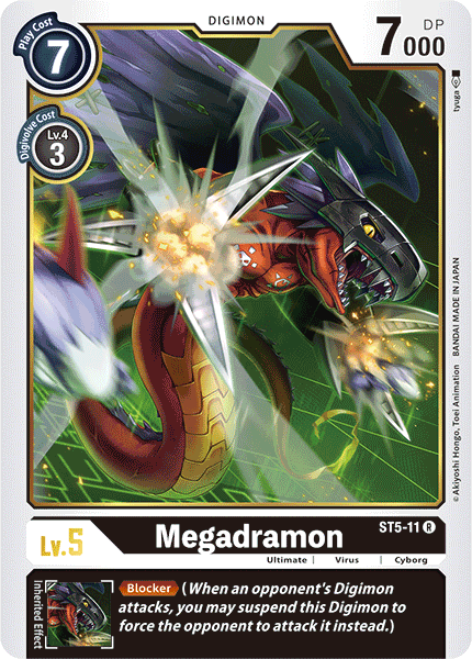 Megadramon [ST5-11] [Mazo inicial: Negro máquina] 