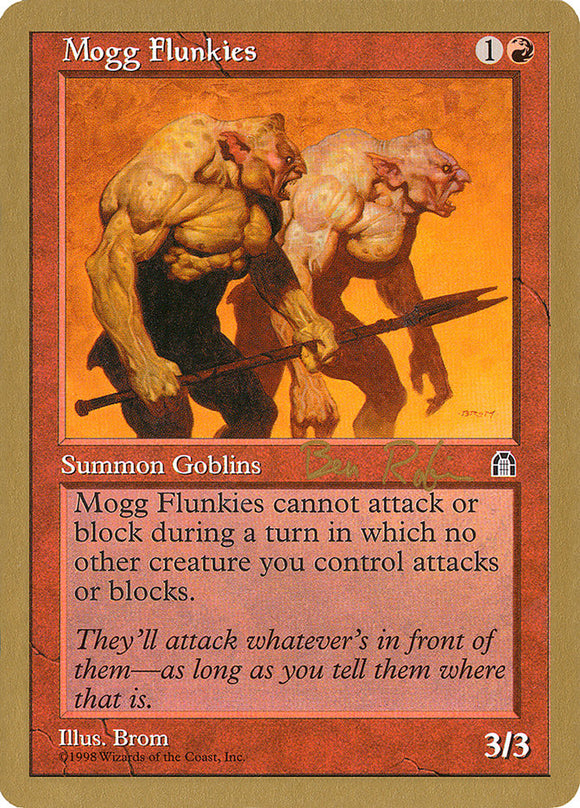 Mogg Flunkies (Ben Rubin) [Campeonato Mundial de Barajas 1998] 