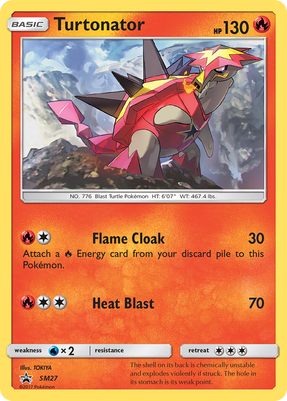 Turtonator (SM27) [Sun &amp; Moon: promociones de Black Star] 
