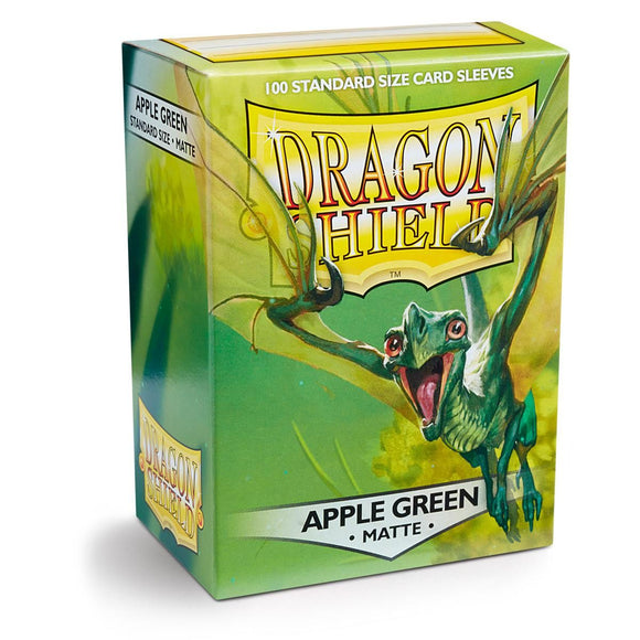 Dragon Shield: Fundas estándar de 100 ct - Verde manzana (mate) 