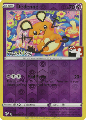 Dedenne (078/189) (Promoción de agradecimiento) [Espada y escudo: oscuridad en llamas] 