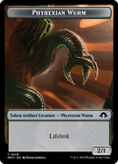 Servo // Phyrexian Wurm (0018) Double-Sided Token [Modern Horizons 3 Tokens]-2
