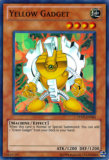 Gadget amarillo [TU07-EN003] Súper raro 