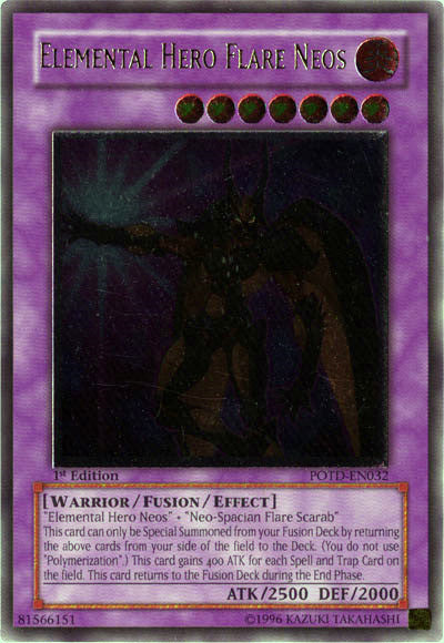 Héroe elemental Flare Neos [POTD-EN032] Ultimate Raro 