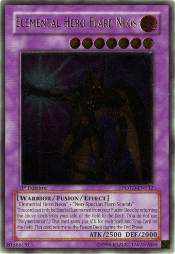 Héroe elemental Flare Neos [POTD-EN032] Ultimate Raro 