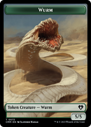 Wurm // Spider Double-Sided Token [Commander Masters Tokens]-1