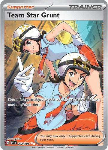 Equipo Star Grunt (242/198) [Scarlet &amp; Violet: conjunto básico] 
