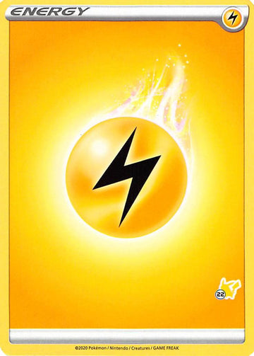 Energía del rayo (sello de Pikachu n.° 22) [Battle Academy 2022] 